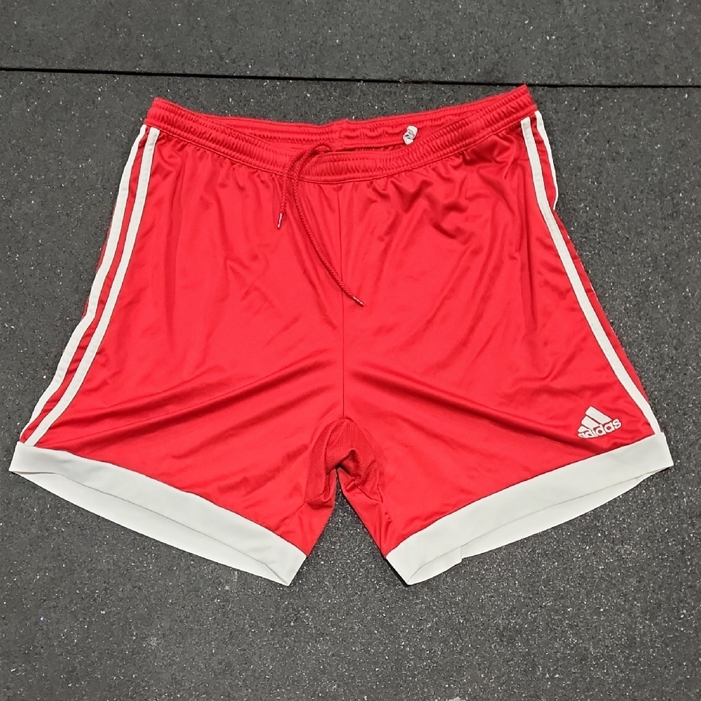 Adidas Men's Red Athletic Shorts